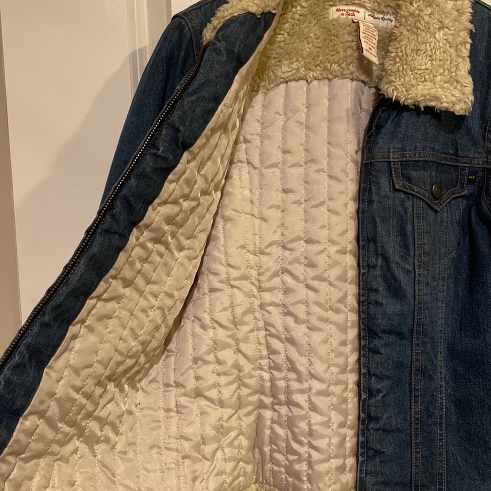 Denim shearling jacket - Picture 3 of 3